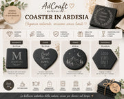 ✨ Coaster in Ardesia Naturale – AdCraft Materials