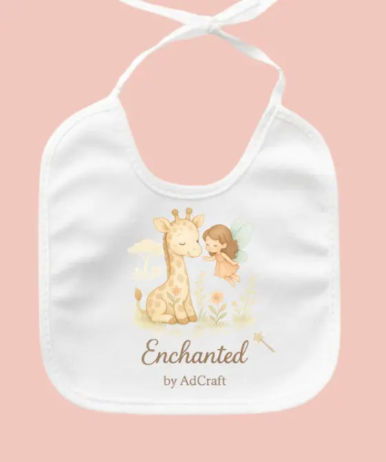 Bavaglino Enchanted – Giraffa e Fatina – by AdCraft
