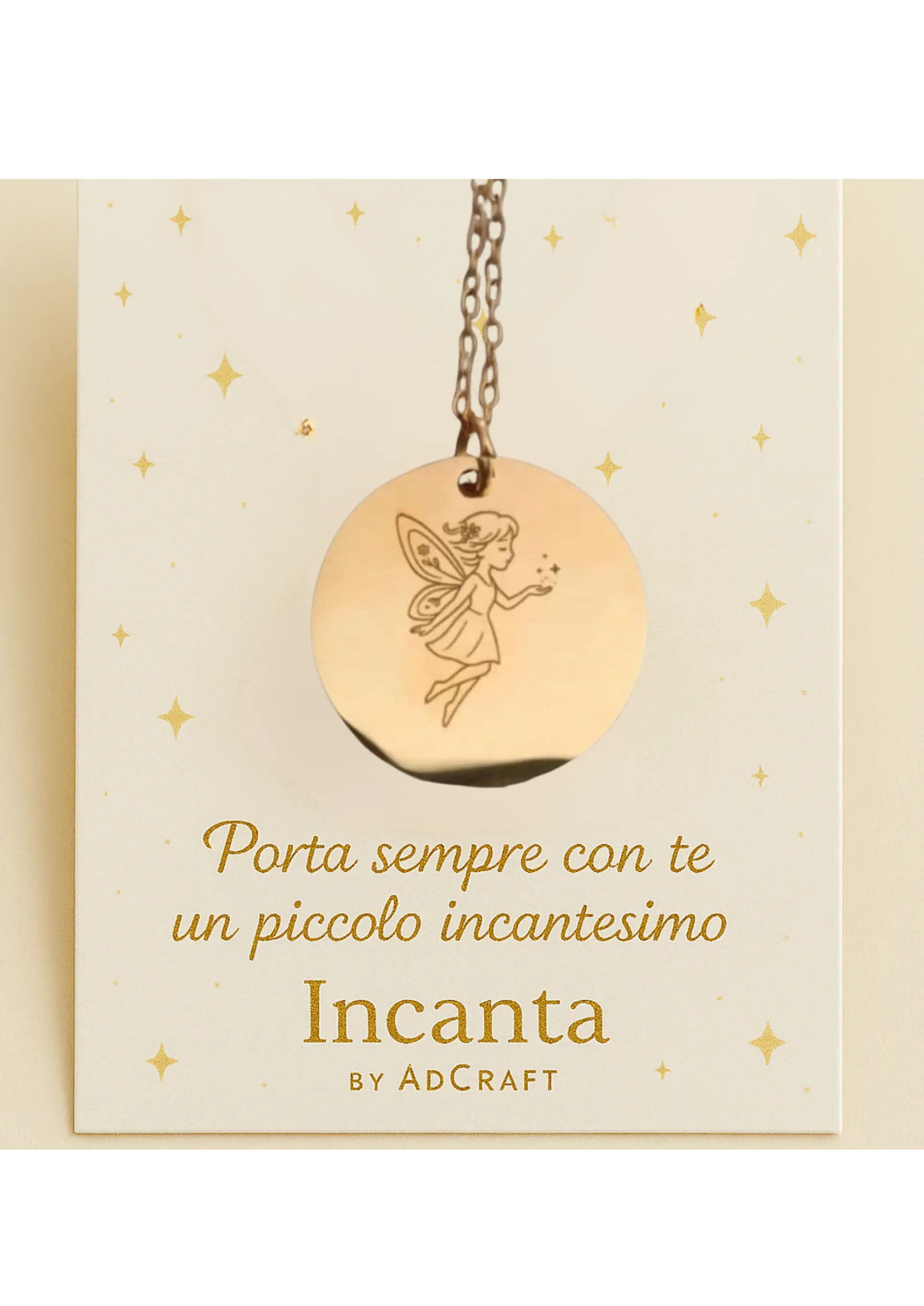 Collana “Incanta Fairies” – metallo oro, argento o oro rosa