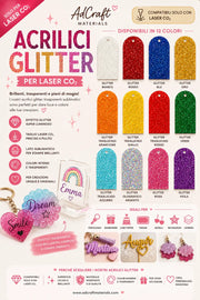 ✨ Acrilici Glitter  – AdCraft Materials