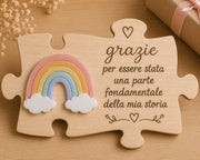 🧩 Targa Puzzle Personalizzata – “Parte della mia storia” | AdCraft